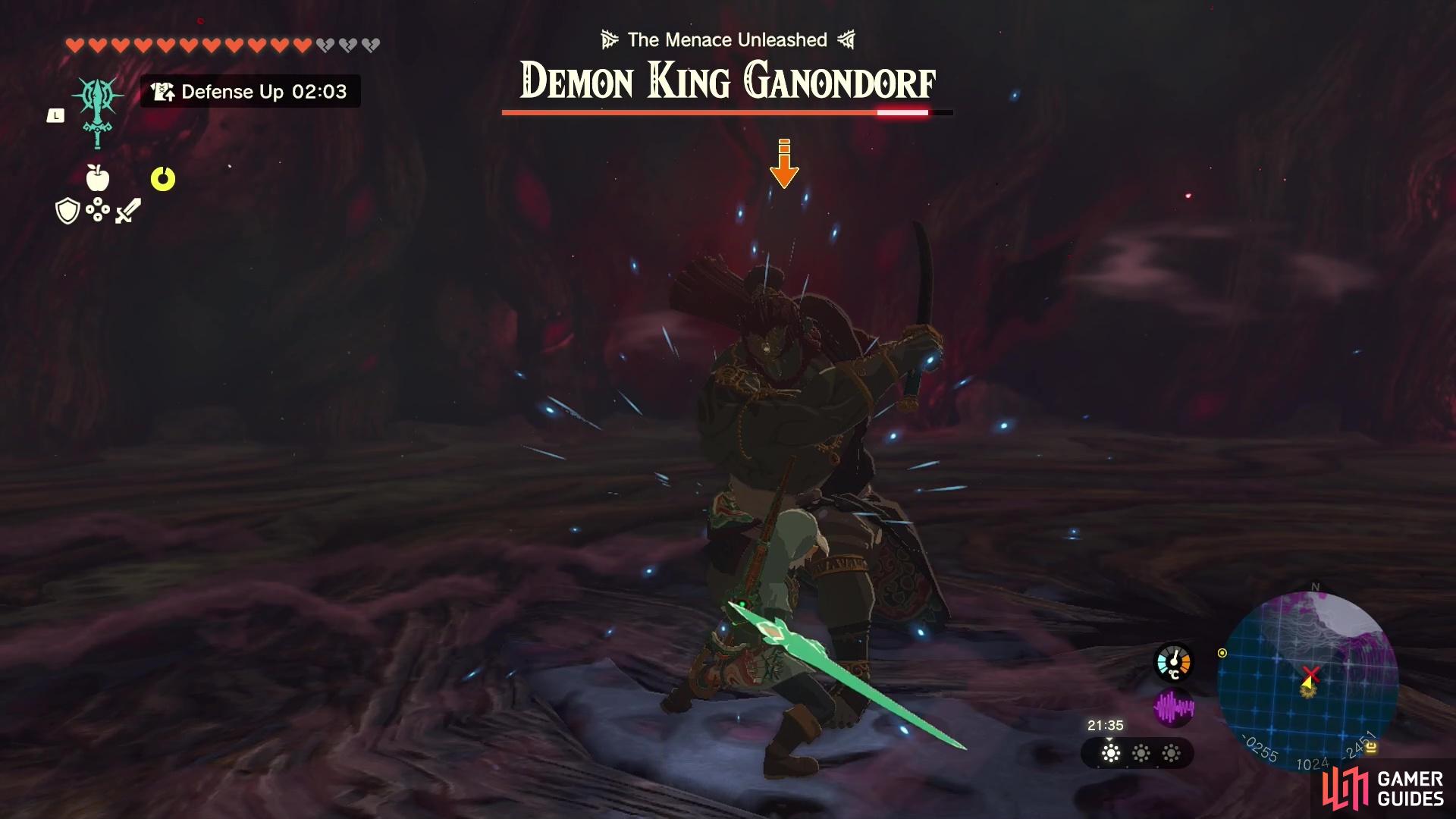 When he has his sword, you can engage in some close combat parrying and dodging. 
