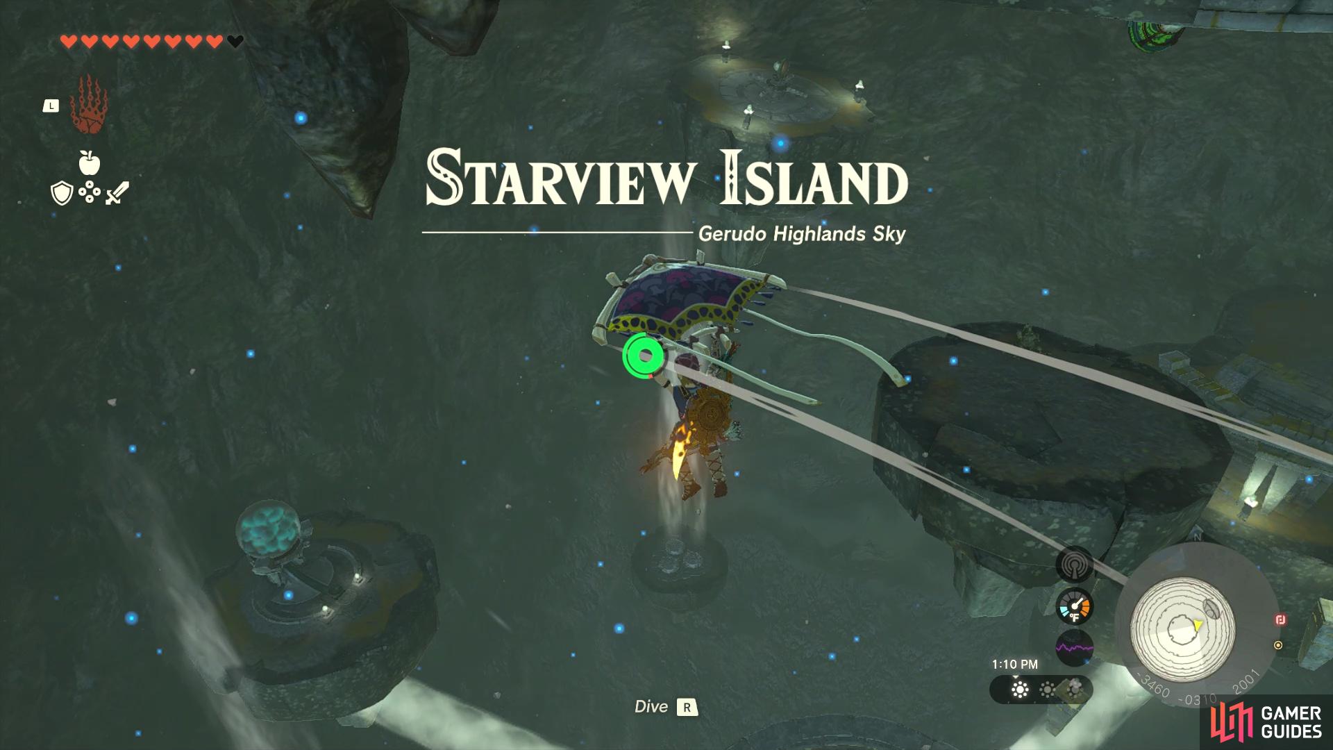 !Starview Island has the !Mayasiar Shrine, as well as a !Sage’s Will