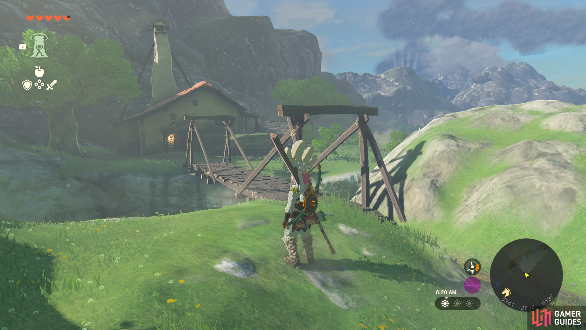 Zelda has moved into Link’s house in Hateno Village.