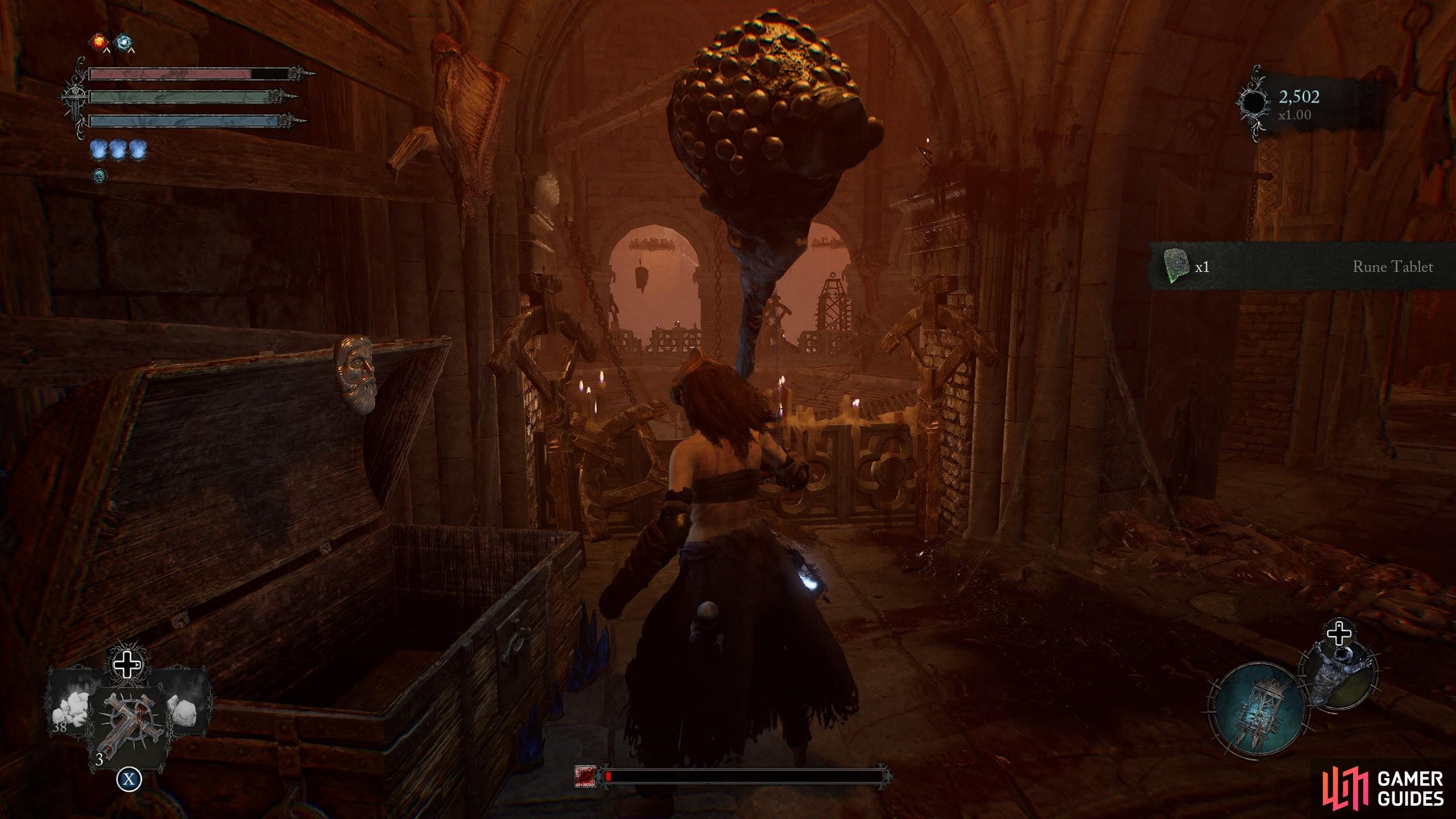 The final Rune tablet location in Lords of the Fallen is on the main level in the Tower of Penance.