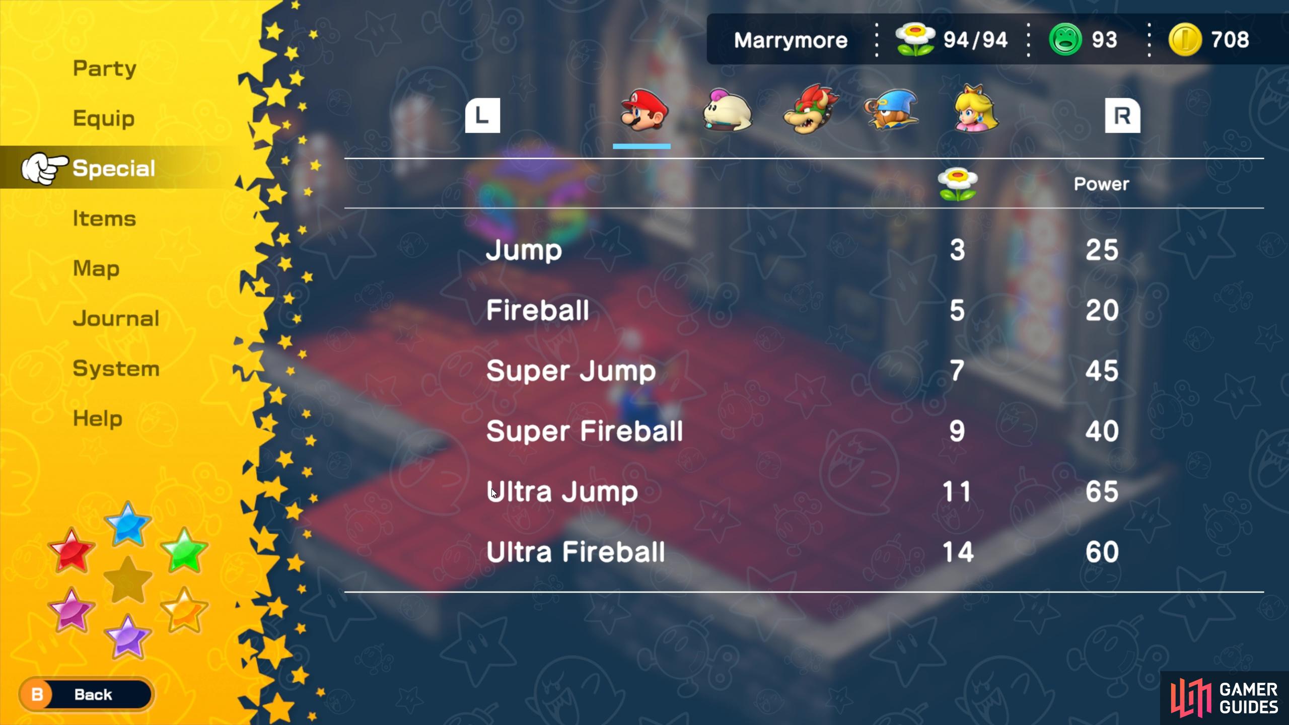 A quick guide on all of Mario’s Special Attacks and the differences between each Jump and Fireball special attack. 