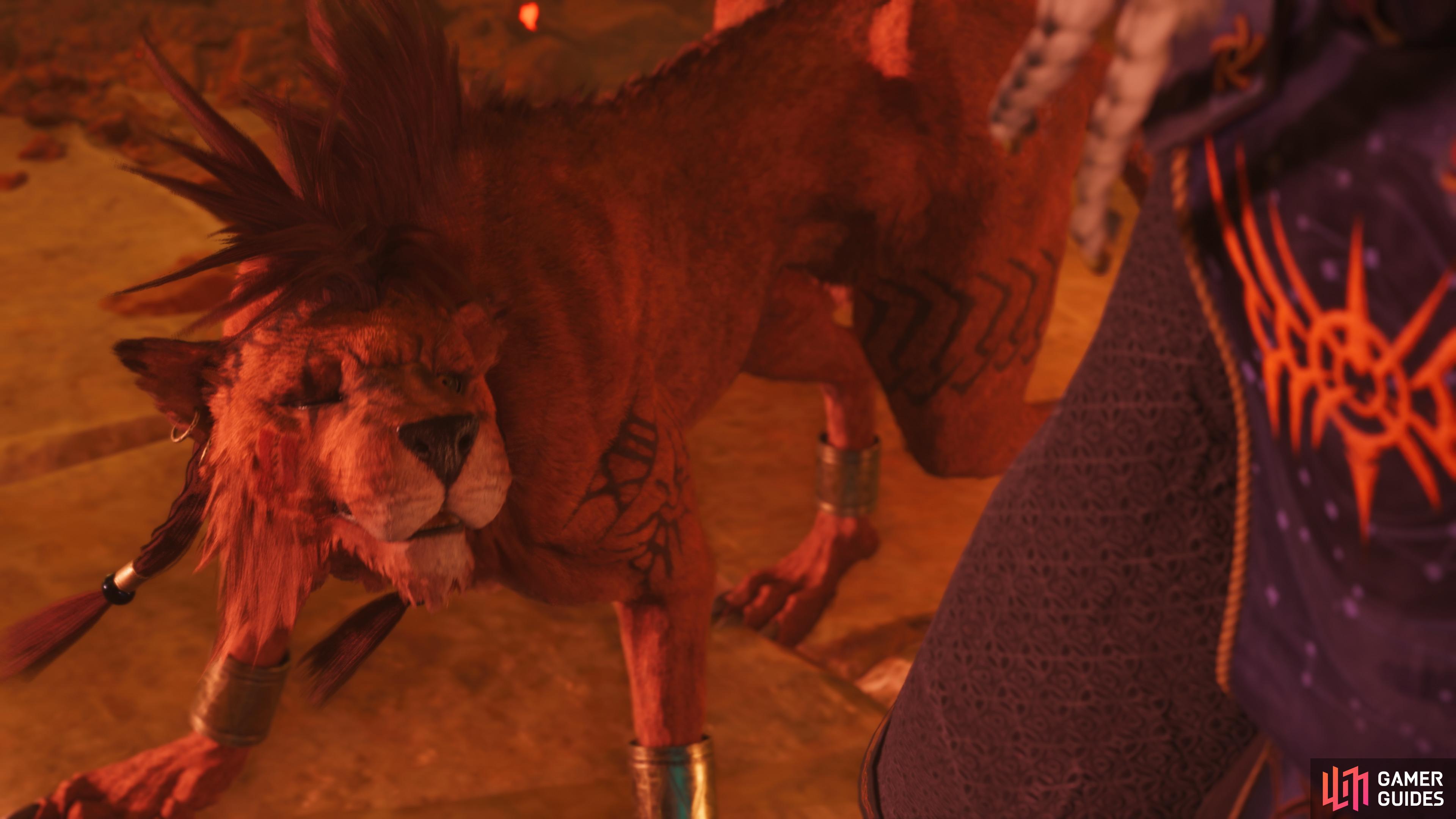 Red XIII joins your party when you reach the Grasslands.