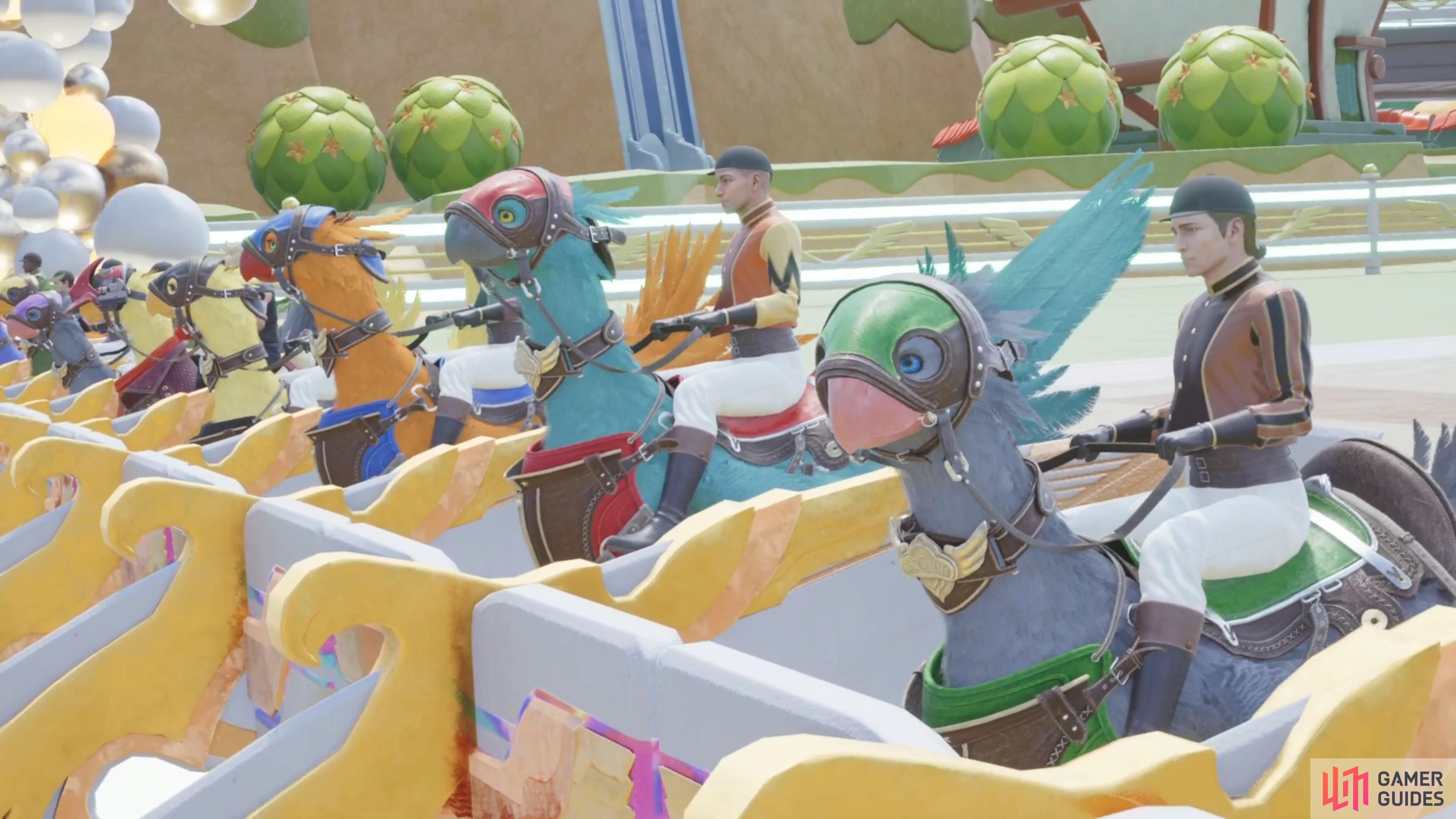 Chocobo Racing is a full-blown minigame that is plenty of fun!