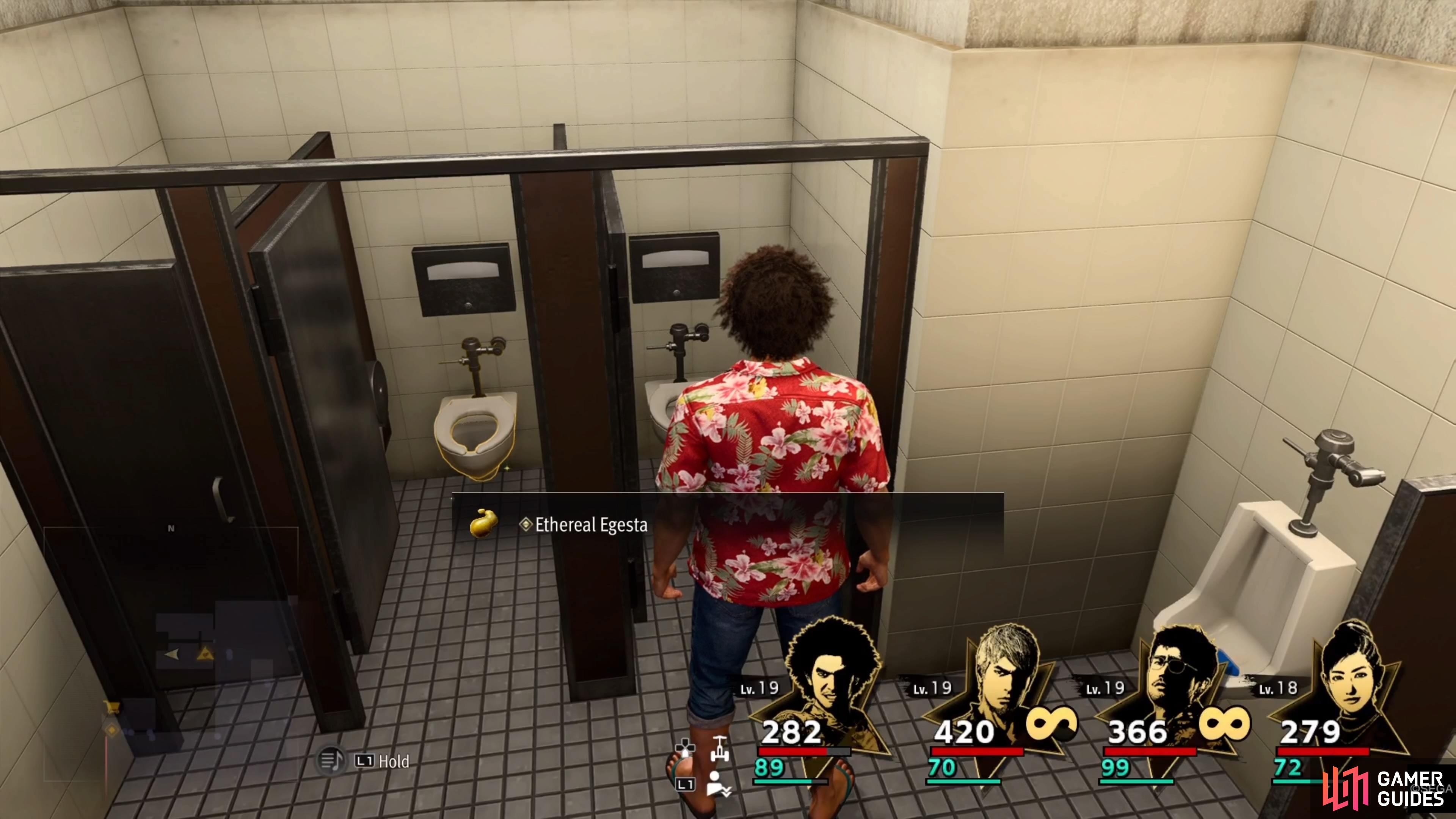 Yep, you need to get an item out of a toilet for this trophy/achievement.