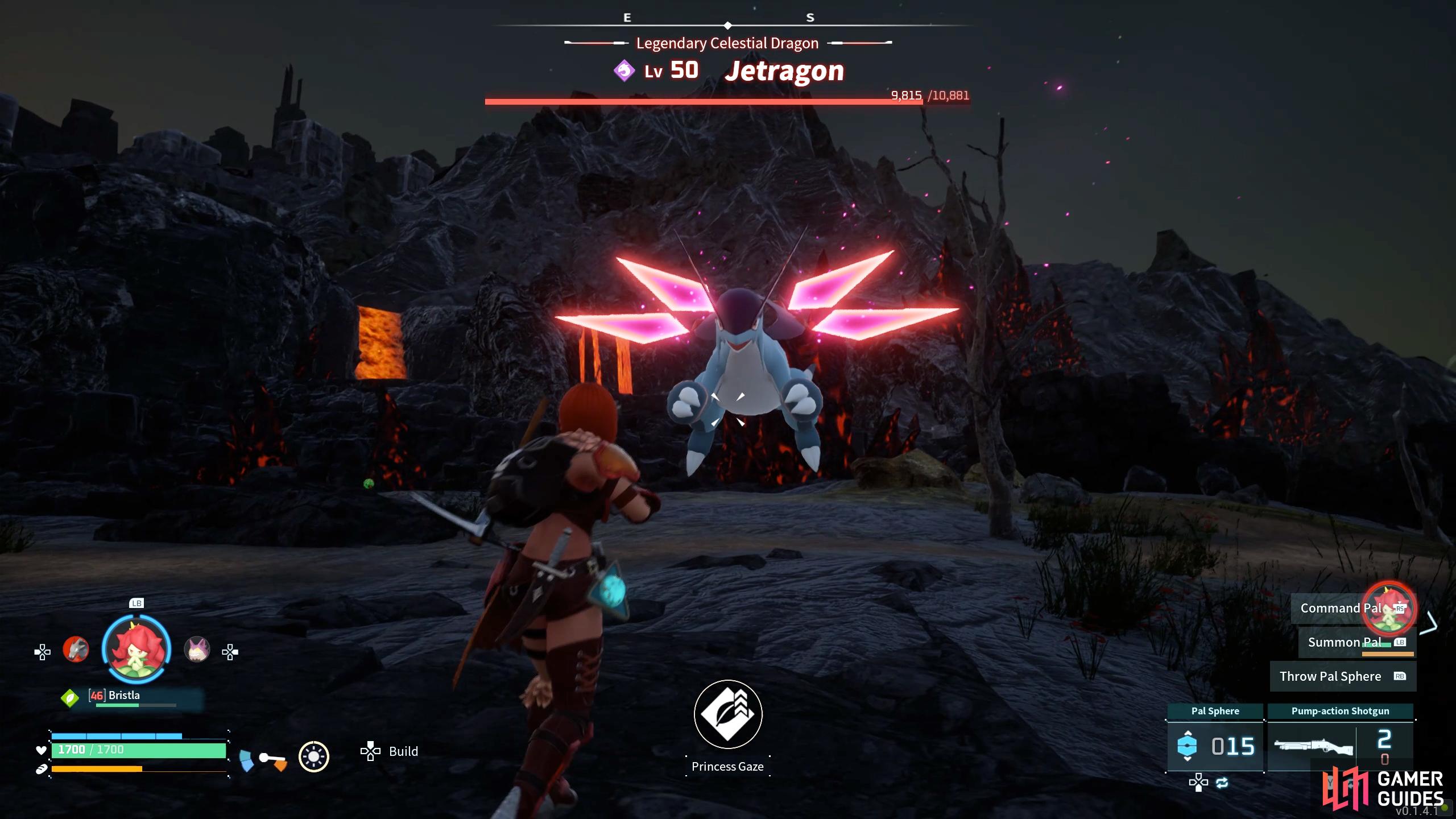 Jetragon can be found on Mount Obsidian, but make sure you come prepared!