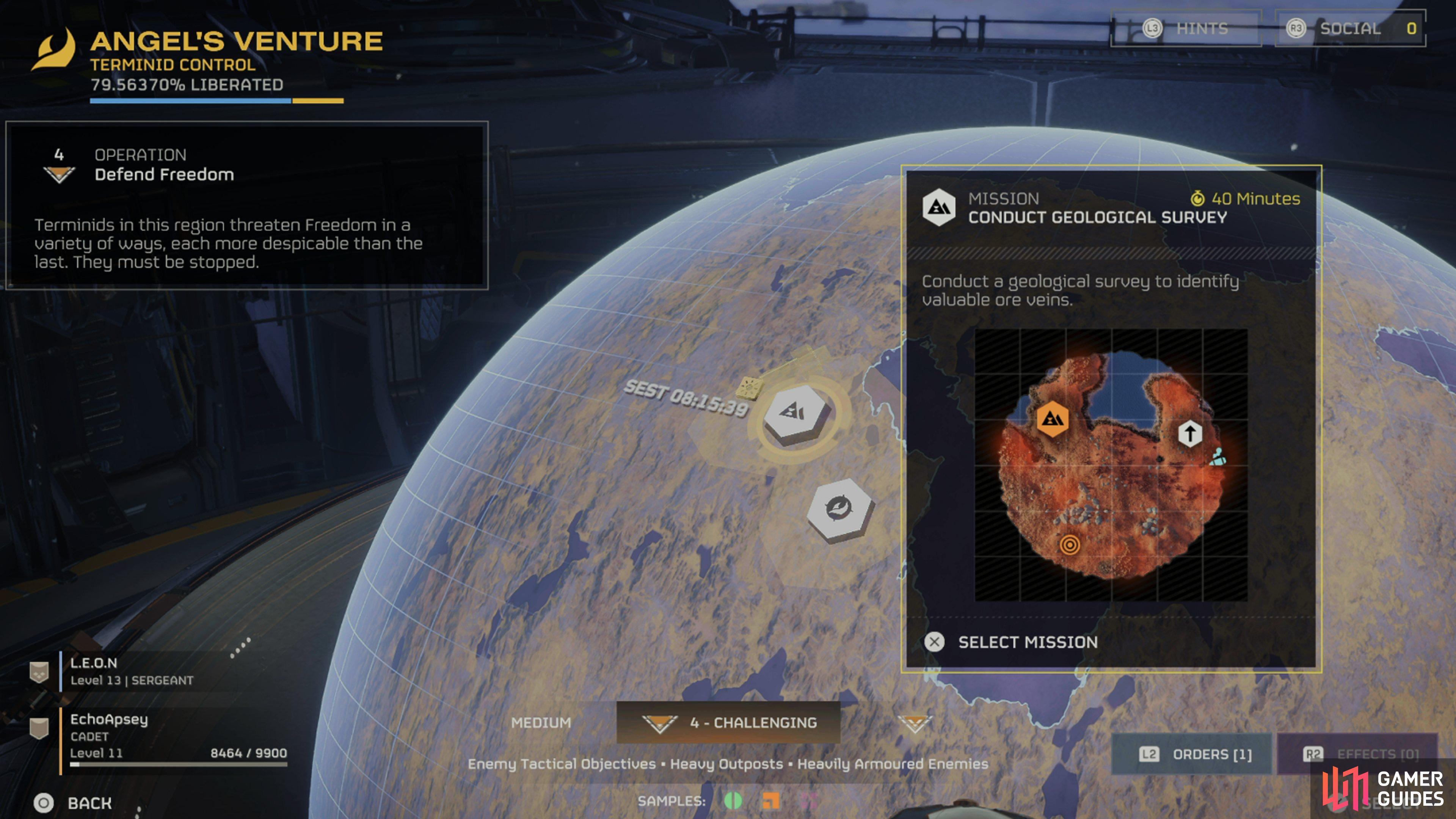 The Galactic War Map can be seen.