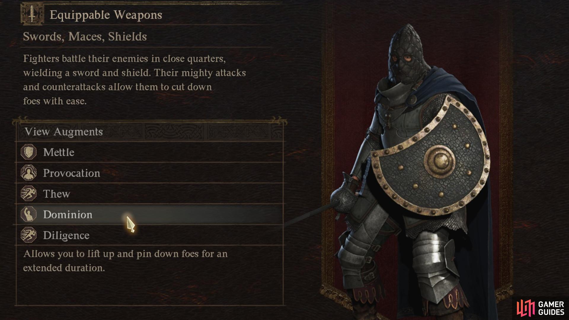 Here is a list of Fighter Augments and what to expect from them in Dragon’s Dogma 2.