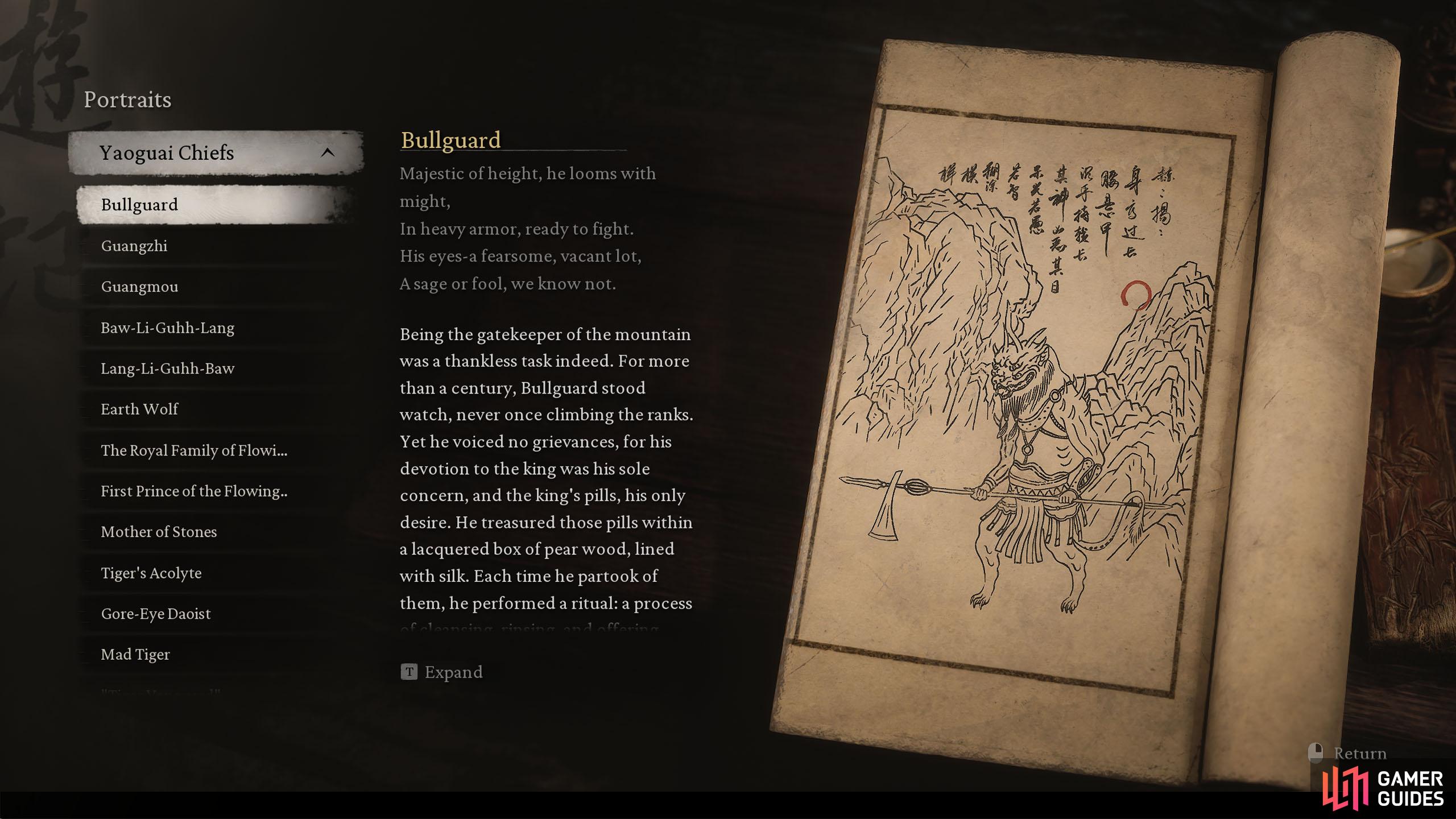 There are 55 Yaoguai Chiefs Portraits to unlock in the journal.