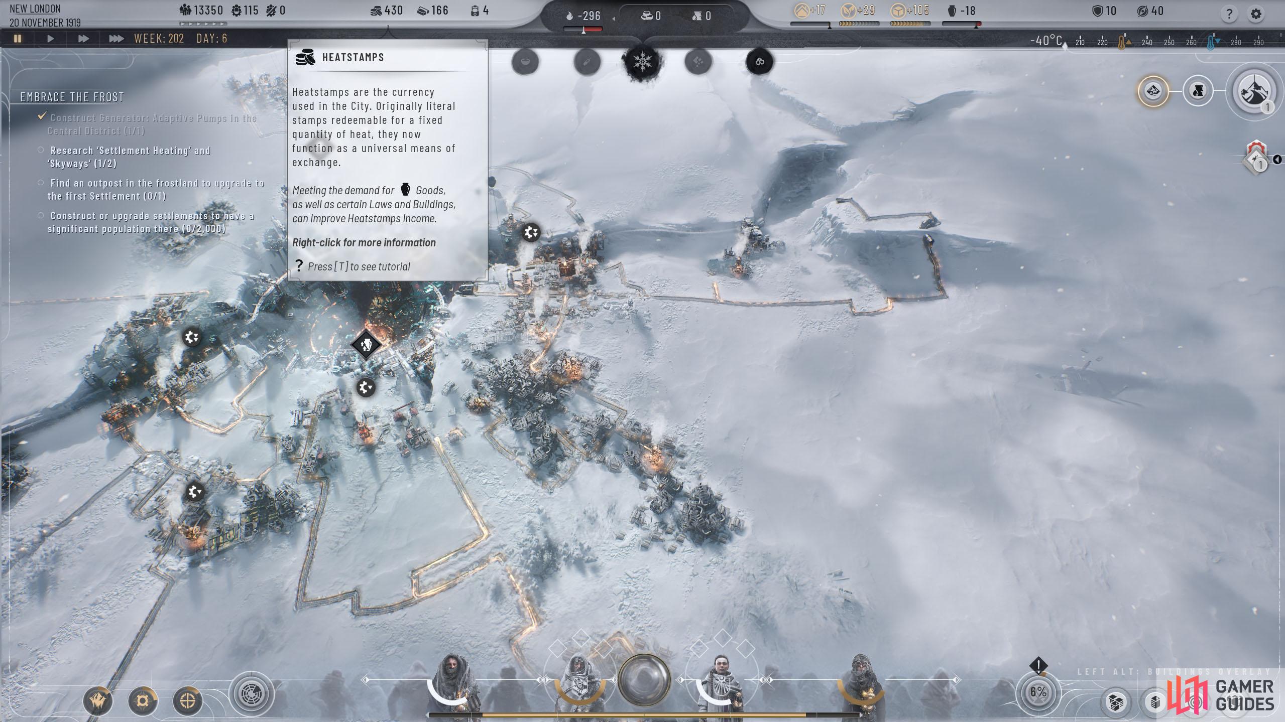 Heatstamps are one of the main currencies in Frostpunk 2.