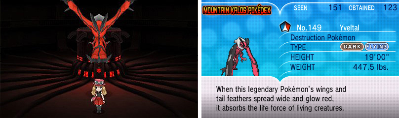 This is Yveltal; Pokémon Y’s unique Legendary.