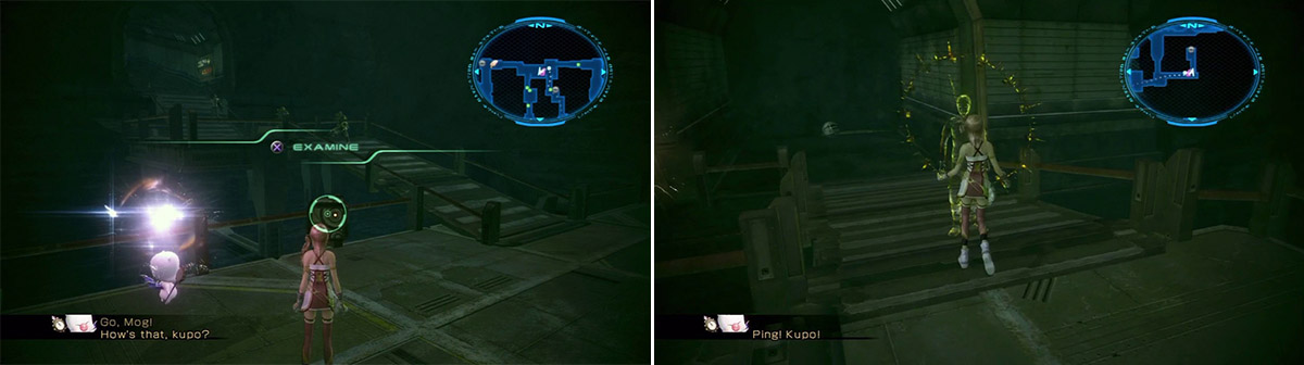 Location of the weapon materials (left). Assistant’s Location (right).