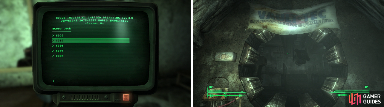 The name of the riddler gives away the game-all the answers are prime numbers (left). Life in a vault! Not really as much fun as they make it out to be… (right)