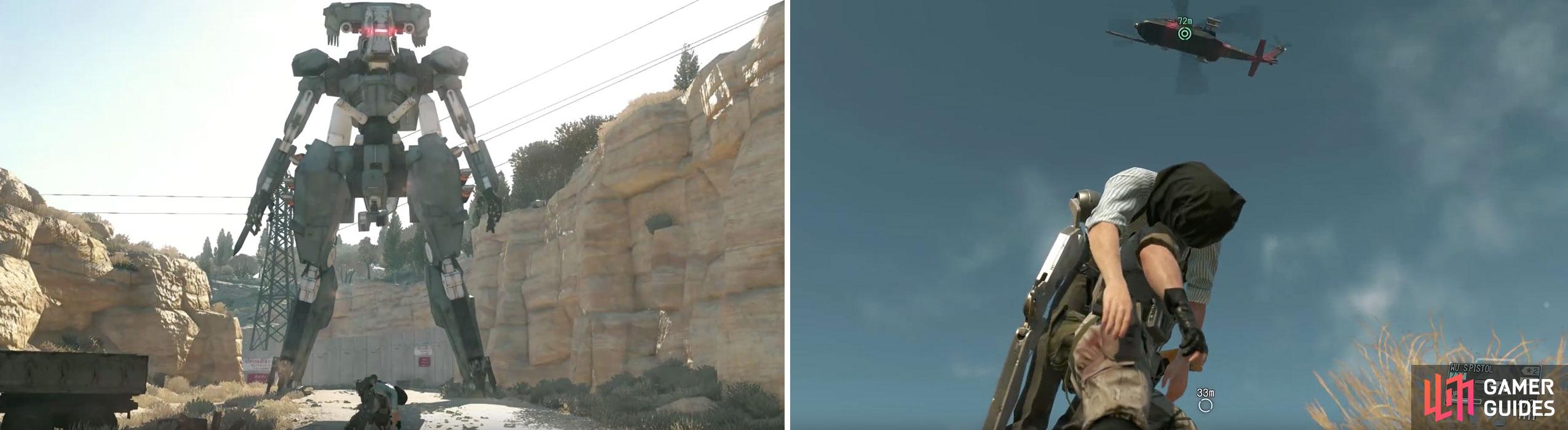 Sahelanthropus makes it’s debut (left) so it’s a good idea to sprint to the extraction point (right).