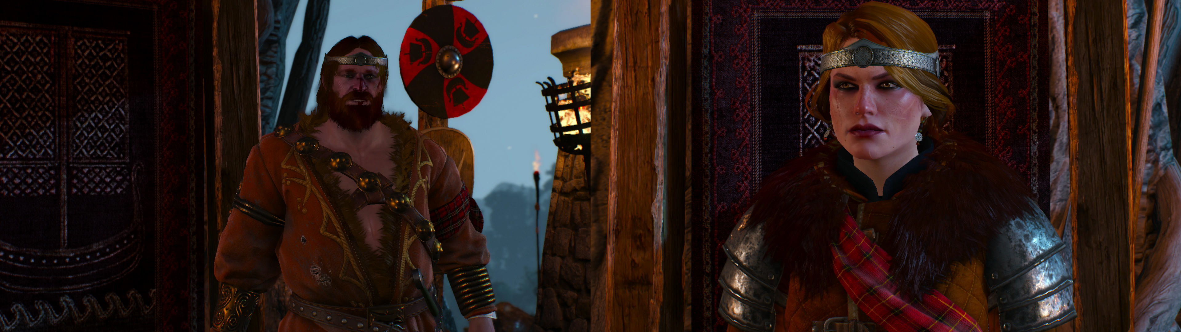 Depending on your choices during King’s Gambit (if you bothered with it at all, that is, either Hjalmar (left) or Cerys (right) will take the crown of Skellge.