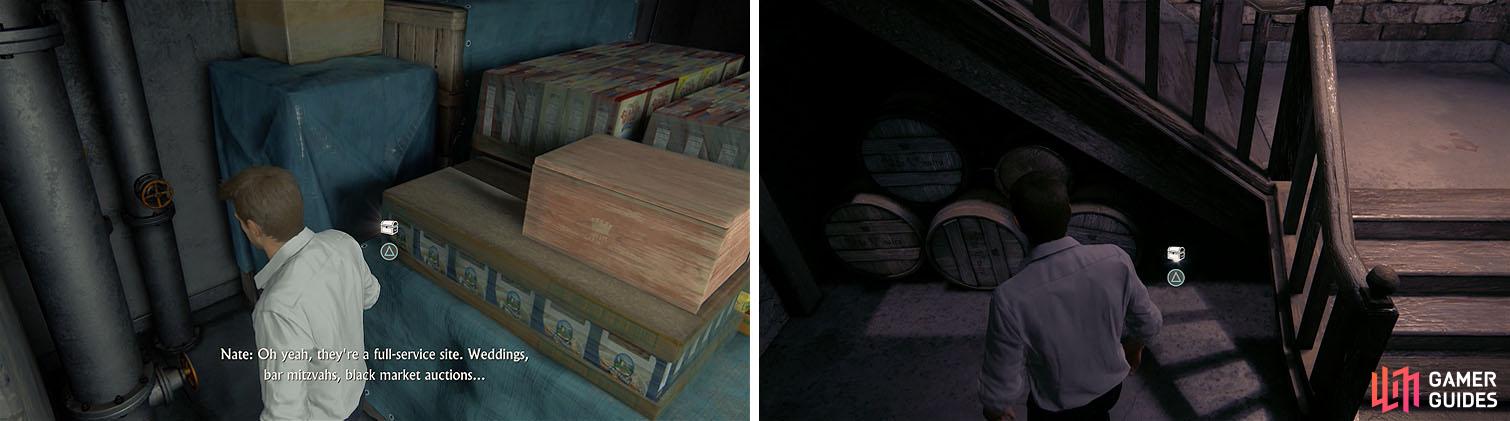 There are two treasures close together in the storage area, so don’t miss them.