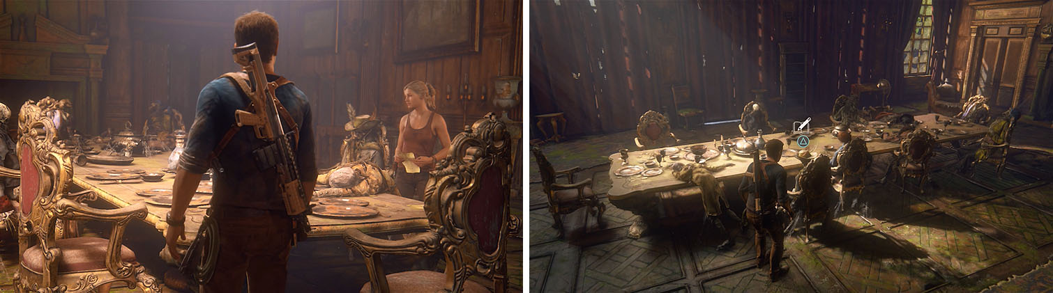 After the cutscene, examine the table for the final journal entry.