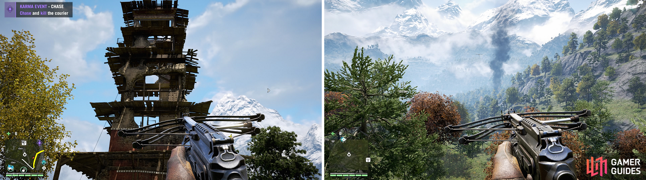Both Bell Towers (similar to Radio Towers) and Outposts return in Far Cry 4, with functions being the same as in the previous game.