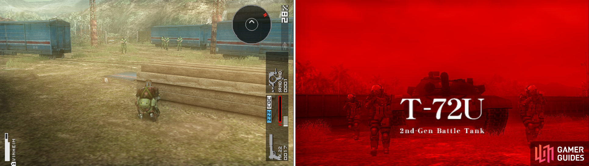 The soldiers waiting for you (left picture) and a surprise for you for the next OPS (right picture).