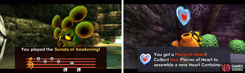 You can play the Goron Lullaby or New Wave Bossa Nova to all four stones too.