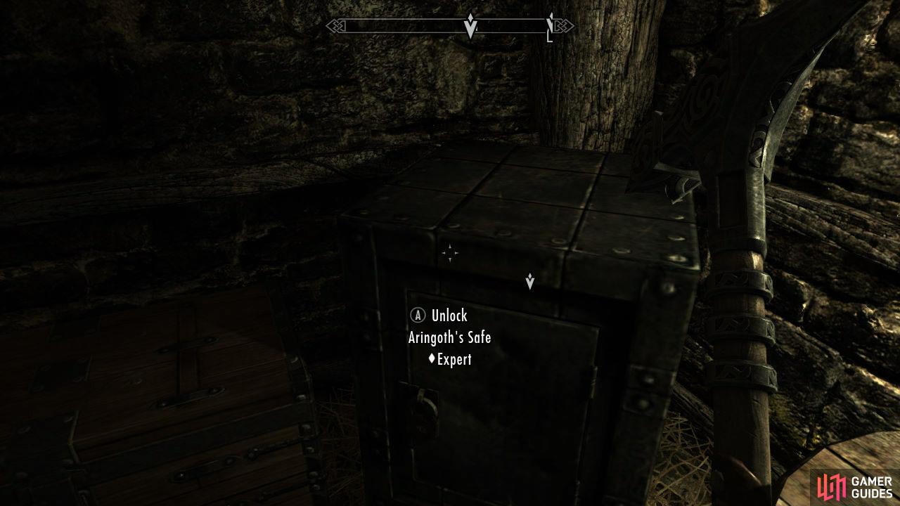 Either way, when you get the key, return downstairs and go down to the basement and here, sneak your way to the marker and open the safe. Take the loot inside, then go into the sewers right next to the safe to make your escape. After that, head back to Brynjolf and speak to him. Show him what you found and in the end he’ll pay you your pay (600 Gold) and will tell you that Maven Black-Briar wants to speak to you personally.